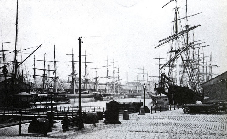 Liverpool Salthouse Dock circa 1900
